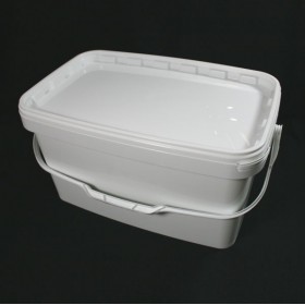 Cutie dreptunghiulara 12.1L + capac alb (100buc) Produse 2,108.12