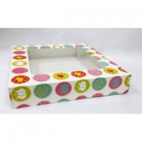 Cutii colorate cu fereastra 22.5x22x5cm (50buc) Produse 246,28 lei