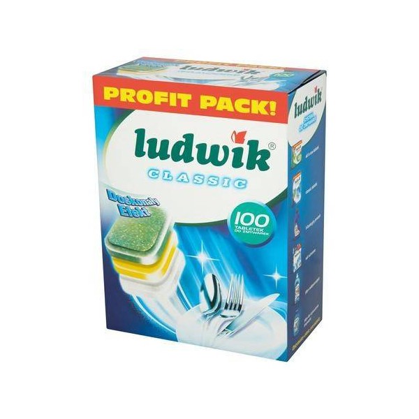 Ludwik Super Pack 100 tablete masina de spalat vase Produse 87,49 lei