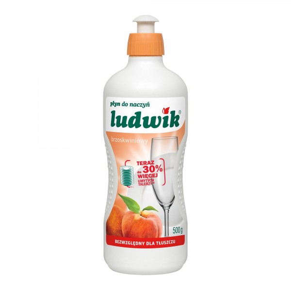 Ludwik detergent vase cu extract papaya si piersica 500ml Produse 12,06 lei