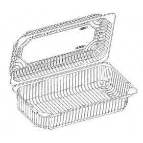 Caserole cofetarie dreptunghiulare 1340cc (300buc) Produse 225,00 lei