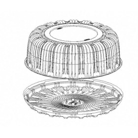 Caserole tort, baza maro, 1.5kg, 25*9.7cm (100buc) Produse 257,28 lei