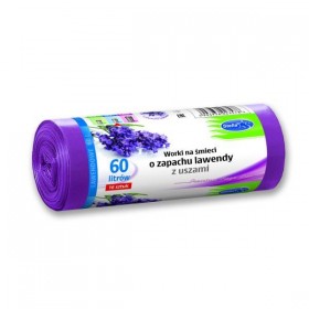Stella saci menajeri lavanda 60l cu maner (10buc/rola) Produse 11,24 lei