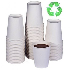 Pahare carton 235ml - 8oz alb D80 (2000buc) Produse 273,50 lei