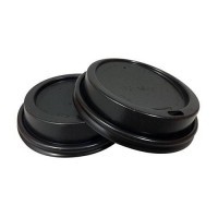 Capace negre, D80, cu orificiu, 8oz si 12oz, 100buc Produse 12,40 lei