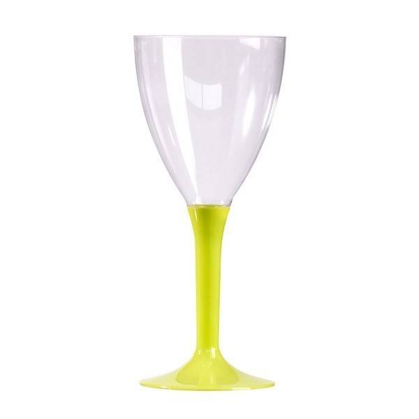 Pahare plastic vin cu picior verde 150ml (100buc) Produse 121,95 lei