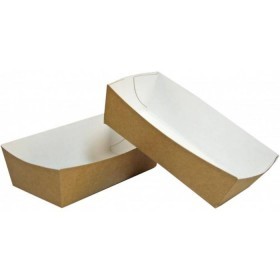 Tavite carton natur|alb, 15*8* h4.3cm (100buc) Produse 41,12 lei