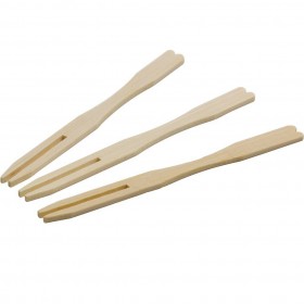 Furca din lemn de bambus, 90mm (100buc) Produse 5,50 lei