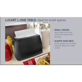 Dispenser servetele, negru, Lucart Produse 109,52 lei