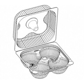 Caserole 4 savarine 3400cc (150buc) Produse 236,51 lei