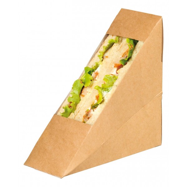 Cutii natur triunghi sandwich 65mm (100buc) Produse 93,79 lei