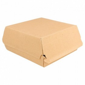 Cutii de burger, carton natur|ripperd, 18x17.5x7.5cm (50buc) Produse 105,69 lei