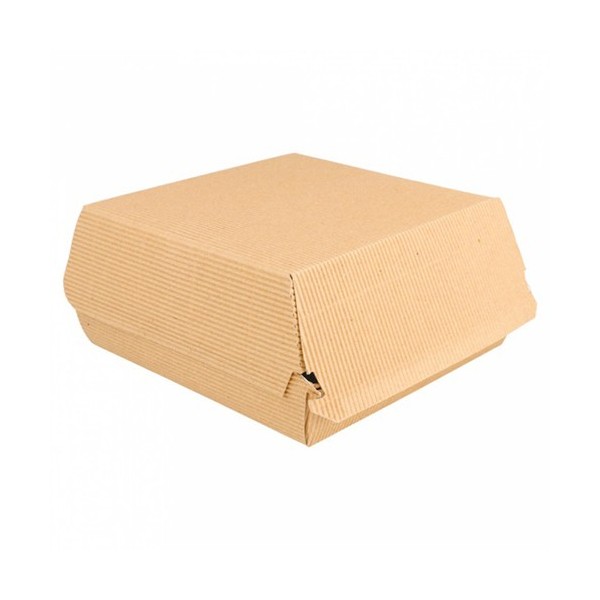 Cutii de burger, carton natur|ripperd, 18x17.5x7.5cm (50buc) Produse 108,86 lei