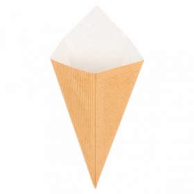 Con carton, natur ripped, 16*27cm, 250gr (100buc) Produse 80,45 lei