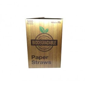 Paie din hartie, albe, biodegradabile (500buc) Produse 93,71 lei