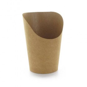 Pahar wrap, 16oz, carton natur 70*h130 mm (55buc) Produse 24,00 lei