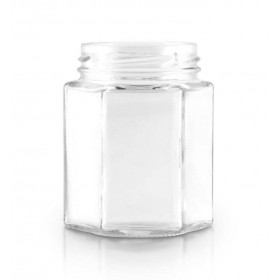 Borcan hexagonal cu capac 110ml (72buc) Produse 132,27 lei