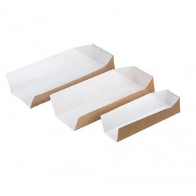 Tavita carton, natur, 18*4* h4 cm (100buc) Produse 21,96 lei