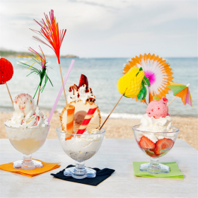 Bete din lemn, ornament fructe (100buc) Produse 46,49 lei