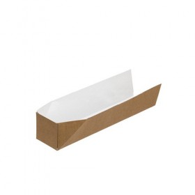 Tavita carton, natur, 25*8* h5 cm (100buc) Produse 40,75 lei