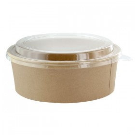 Bol carton kraft, cu capac, 750cc (50buc) Produse 44,93 lei