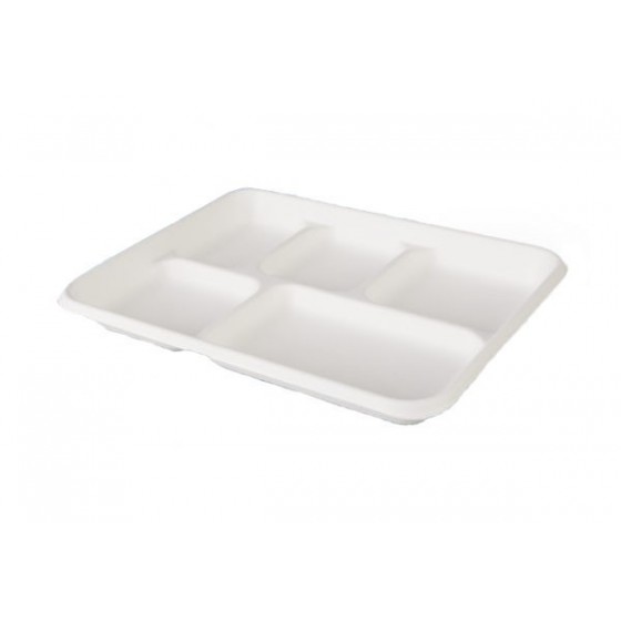 Tavi trestie, biodegradabile, meniu, 5 comp. (50buc) Produse 29,19 lei