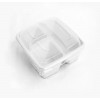 Caserole trestie, biodegradabile, 3 comp. + capac transparent (50buc) Caserole trestie 97,16 lei