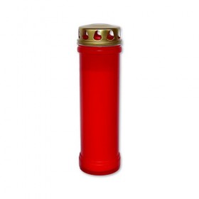Candela cu capac, antiploaie, 60LL Candele rosi 14,36 lei
