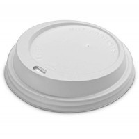 Capace albe, D80, cu orificiu, 8oz si 12oz, 100buc Produse 12,40 lei