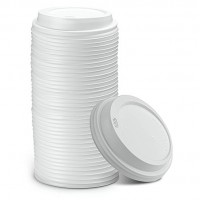 Capace albe, D80, cu orificiu, 8oz si 12oz, 1000buc Produse 98,40 lei