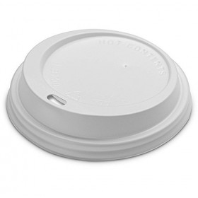Capace plastic albe, D80, cu orificiu, pentru 8oz si 12oz, 1000buc Produse 126,70 lei