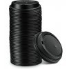 Capace negre, D80, cu orificiu, 8oz si 12oz, 100buc Produse 12,40 lei