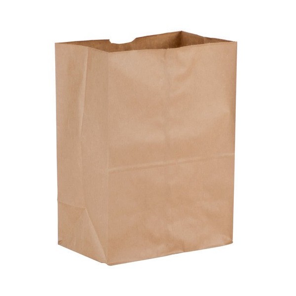 Punga kraft fara maner, meniu take away, 31x17x39cm (100buc) Pungi hartie natur 133,24 lei