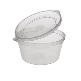 Sosiera rotunda, cu capac, 70cc (100buc) Produse 15,64 lei