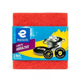 Lavete abrazive Epack, 15*15cm (3buc) Produse 3,99 lei