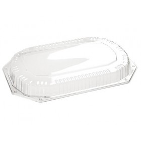 Capac transparent pentru platou negru oval, 430*280*h44, 2500cc (100buc) Produse 750,44 lei