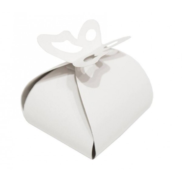 Cutii carton prajituri, albe, butterfly, 10*10* h11cm (100buc) Produse 146,14 lei