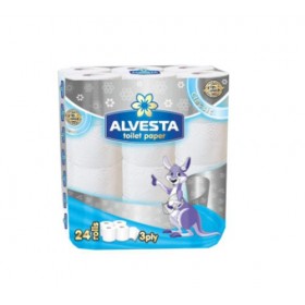 Alvesta hartie igienica, 3 straturi, 24 role Produse 35,06 lei