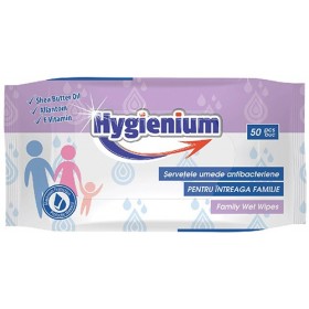 Hygienium, servetele umede antibacteriene, 50 buc|set Produse 16,79 lei