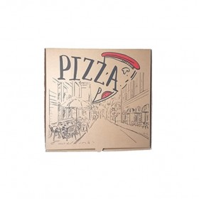 Cutii pizza, carton natur, design urban, 30cm (100 buc) Produse 97,34 lei