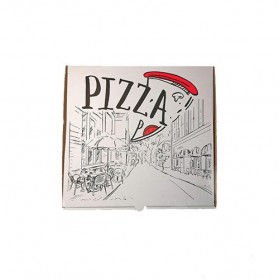 Cutii pizza, carton alb, design Urban, 28cm (100 buc) Produse 103,00 lei