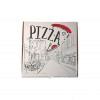 Cutii pizza, carton alb, design "urban", 30cm (100 buc) Produse 113,30 lei