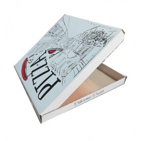 Cutii pizza, carton alb, design "urban", 30cm (100 buc) Produse 113,30 lei