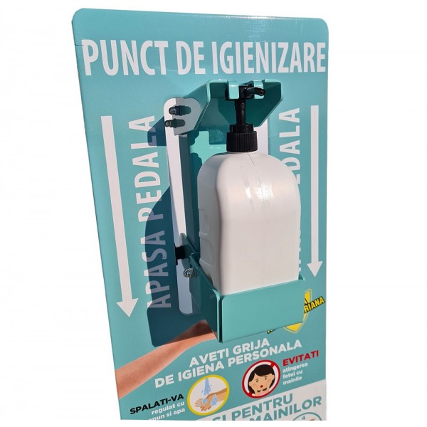 Punct de igienizare cu pedala si recomandari, pentru adulti, 115cm - outlet Produse 656,16 lei