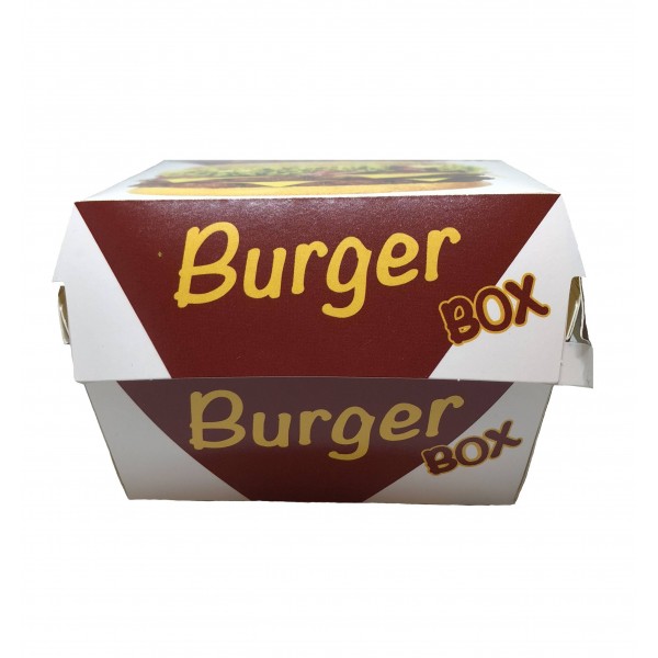 Cutii de burger, carton personalizat, 18x18x8cm (50buc) Produse 45,84 lei