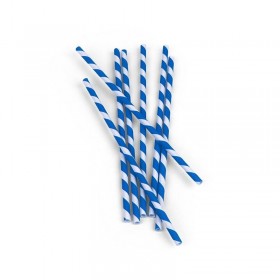 Paie din hartie, spiralate, alb|albastru, amb. la set (250buc) Produse 14,38 lei