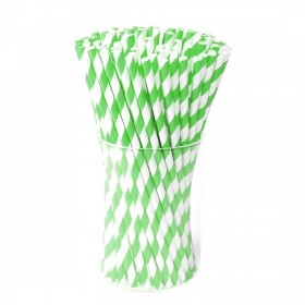 Paie din hartie, spiralate, alb|verde, amb. la set (250buc) Produse 14,38 lei