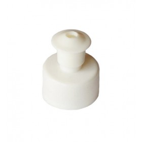 Capac plastic, F28mm, push pull, alb Produse 0,42 lei