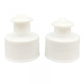 Capac plastic, F28mm, push pull, alb Produse 0,42 lei