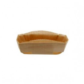 Tavite copt din lemn, forma ovala, 200*180*45mm (25buc) Produse 116,37 lei